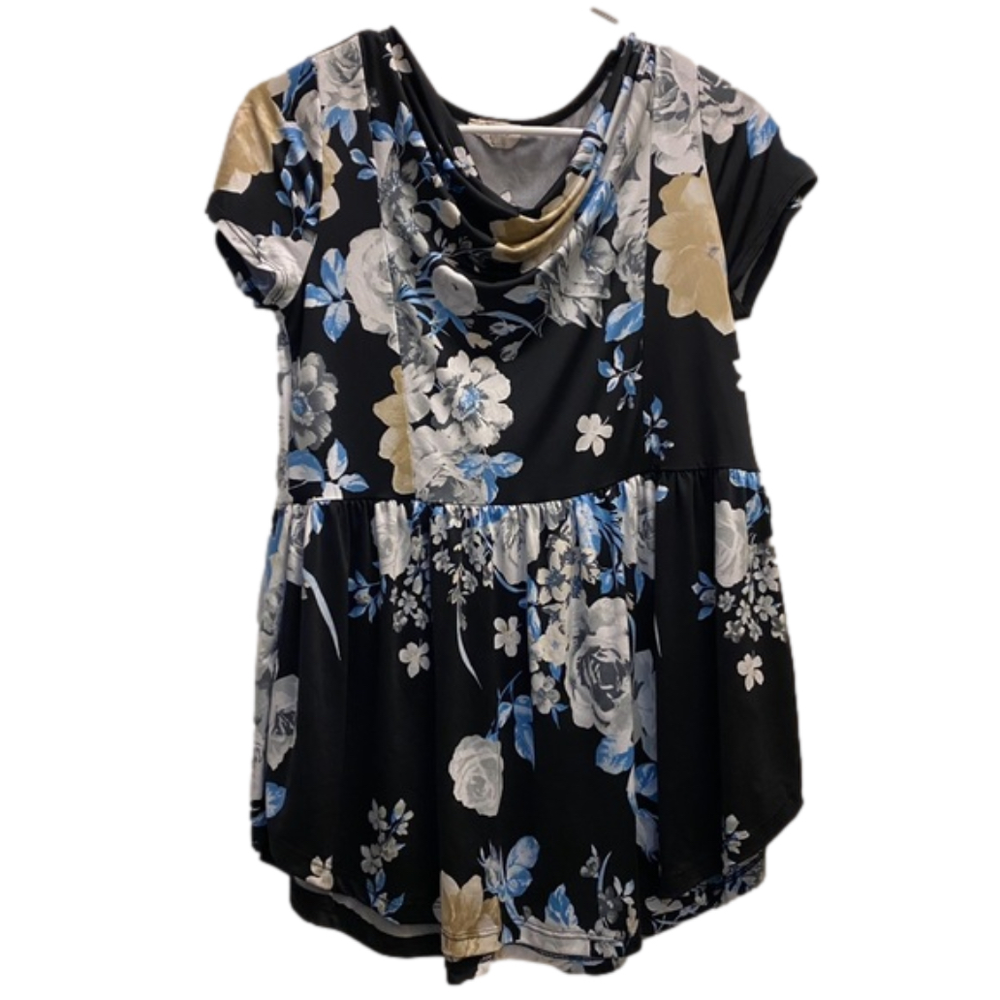 Filly Flair Navy Blue Blouse Size Small